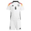 Maglia ufficiale Germania Kimmich 6 Casa Euro 2024 per Bambino